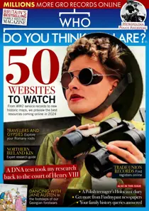 Who Do You Think You Are? January 2024