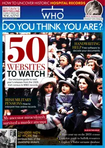 Who Do You Think You Are? issue January 2026