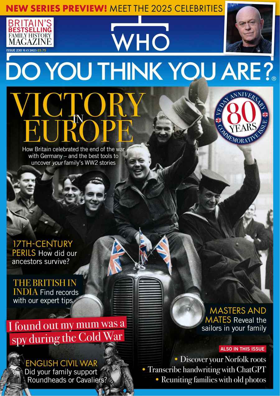 Who Do You Think You Are? issue May 2025