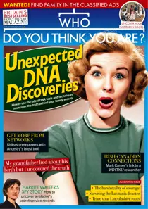 Who Do You Think You Are? issue September 2026
