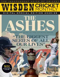 Wisden Cricket Monthly 
                issue Ashes Special