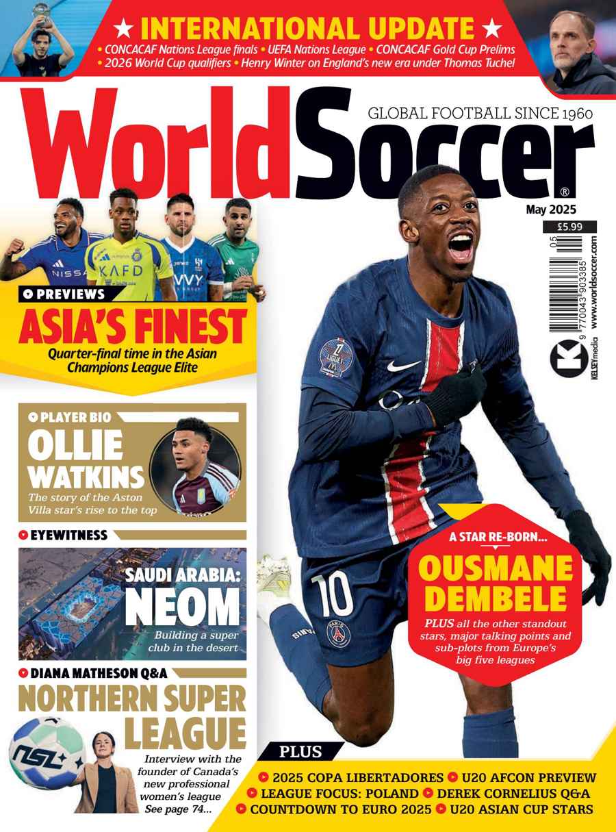 World Soccer issue May-25