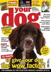 Your Dog Magazine January 2016 
                issue Your Dog Magazine January 2016